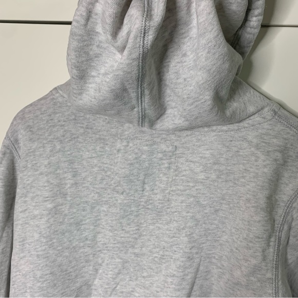 Abercrombie & Fitch Crop Graphic Logo Hoodie Sweatshirt - Picture 8 of 11